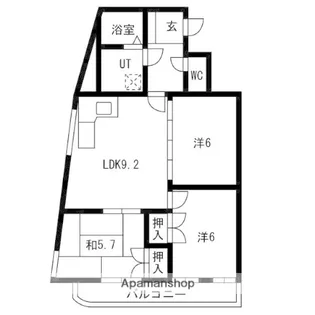 シンアイビル【3階】の間取り