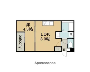 MOVE一宮WEST【1階】の間取り