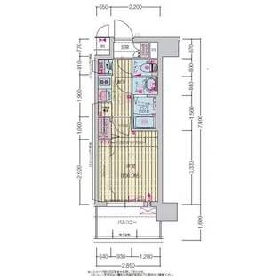 プレサンス尾張一宮ジュレア【10階】の間取り