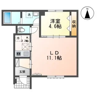 HOLLY (ホーリー)【1階】の間取り