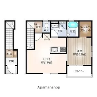 リーブルファイン一宮市乾町2号棟【2階】の間取り