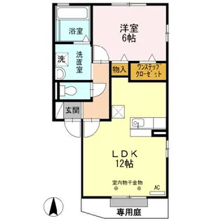 ロンドリーナ【1階】の間取り