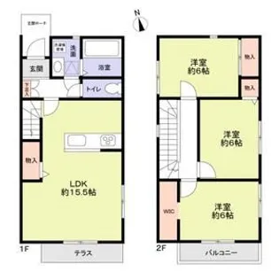 愛知県稲沢市重本3丁目【一戸建】の間取り