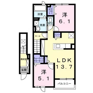 グランメゾン ネスト88【2階】の間取り