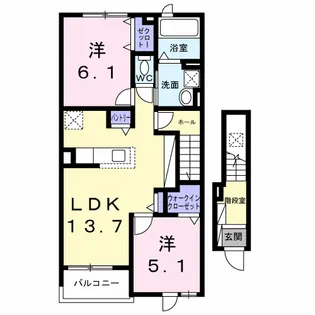 グランメゾン ネスト88【2階】の間取り