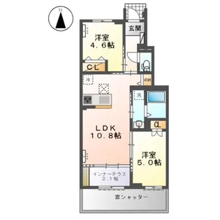 北方町中島字東郷AP【1階】の間取り