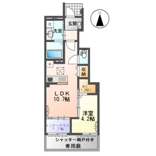 RICHESSE (リシェス)【1階】の間取り