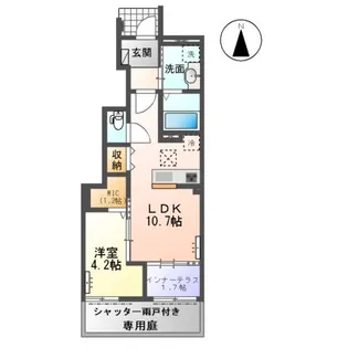 RICHESSE (リシェス)【1階】の間取り