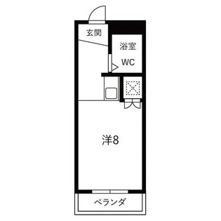 シャトークレール【3階】の間取り