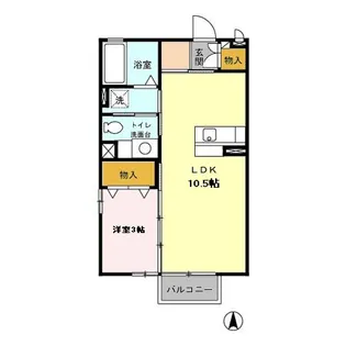 モーリ C【2階】の間取り