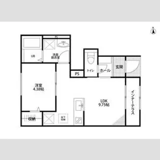 リーブルファイン木曽川町【105号室】の間取り