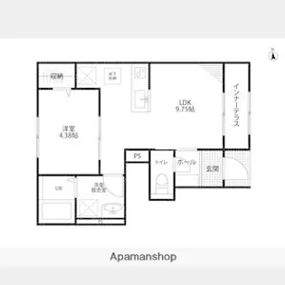 リーブルファイン木曽川町【1階】の間取り