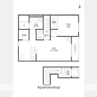 リーブルファイン木曽川町【2階】の間取り