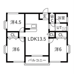 アイギハイツ【2階】の間取り
