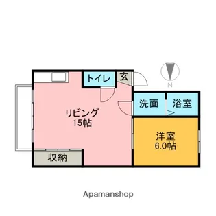 テラス高野【2階】の間取り