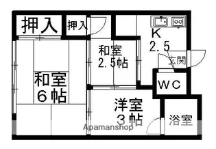 シャトレコートⅣ【1階】の間取り