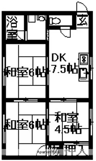 八州苑野村2【1階】の間取り