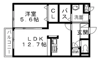 マイキャッスル3【1階】の間取り
