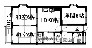 ファーストレジデンスユタカ【3階】の間取り