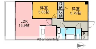 パークアベニュークニワ【3階】の間取り