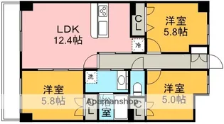T・K RESIDENCE 一宮駅西【4階】の間取り