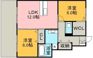 Casa今伊勢【1階】の間取り