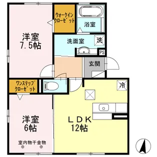 オルテンシア【1階】の間取り