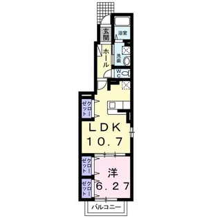 アメニティ98【2階】の間取り