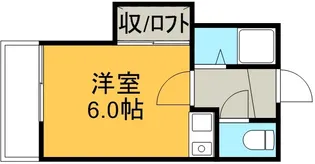 LIVEX38【202号室】の間取り