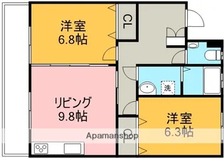 エデンⅡ【4階】の間取り