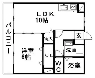 アテレード【1階】の間取り