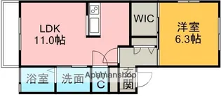 愛知県一宮市浅井町小日比野字本郷【アパート】の間取り
