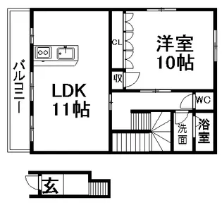 シャルム ガーデン【2階】の間取り
