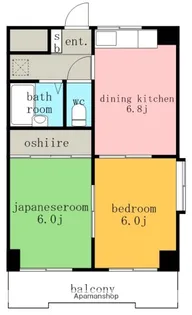 愛知県名古屋市北区杉村1丁目【マンション】の間取り