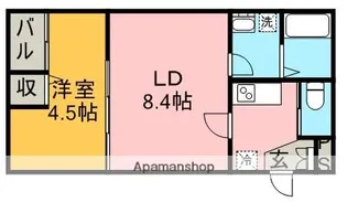 愛知県名古屋市北区上飯田南町5丁目【アパート】の間取り