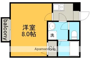 愛知県名古屋市北区上飯田北町1丁目【アパート】の間取り