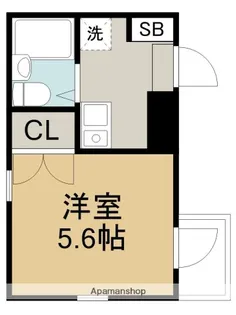 愛知県名古屋市北区西志賀町1丁目【マンション】の間取り