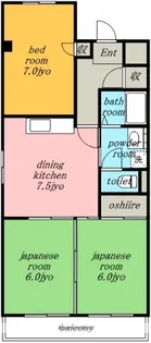 愛知県名古屋市北区五反田町【マンション】の間取り
