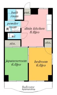 愛知県名古屋市北区上飯田西町3丁目【マンション】の間取り