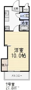 愛知県名古屋市北区平安1丁目【マンション】の間取り