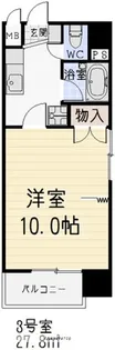 愛知県名古屋市北区平安1丁目【マンション】の間取り