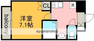 愛知県名古屋市北区田幡2丁目【マンション】の間取り