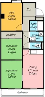 愛知県名古屋市北区中切町4丁目【マンション】の間取り