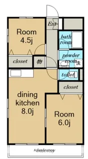 愛知県名古屋市北区城東町6丁目【マンション】の間取り
