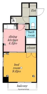 愛知県名古屋市北区田幡2丁目【マンション】の間取り