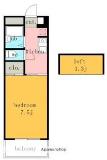 愛知県名古屋市北区東長田町3丁目【マンション】の間取り