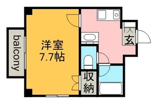 サンハナブサ【2階】の間取り