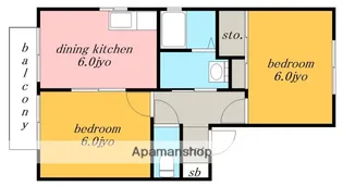 ラポール藤【2階】の間取り