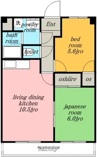 愛知県名古屋市北区生駒町7丁目【マンション】の間取り