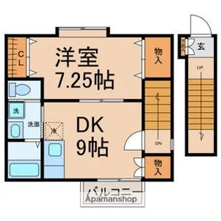 愛知県名古屋市北区光音寺町1丁目【アパート】の間取り
